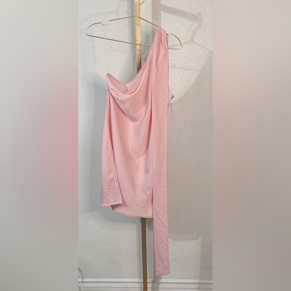 Wild Fable- Women's Pink One Shoulder Mini Bodycon Dress - Medium- NWT
